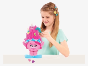 Trolls Poppy Styling Troll - Dreamworks Poppy Style Station