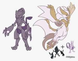 Necromew [pbfp] Necromew [psychic] - Mewtwo Pokemon Necrozma Fusions