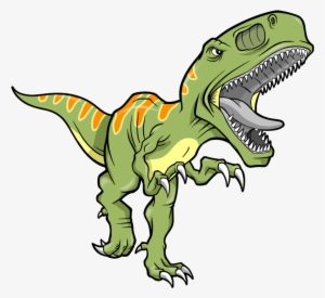 He May Not Be So Cute,but He Is A Dinosaur - T Rex Clipart Free