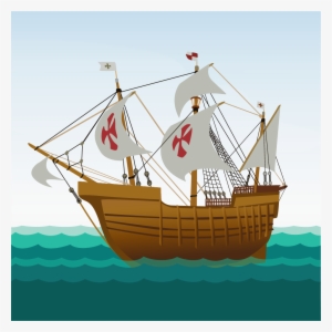 Sailing Ship Photoshop Brush - Пнг Корабль Деревянный