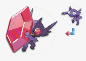 Here Is The Official Mega Sableye Artwork - Sableye And Mega Sableye