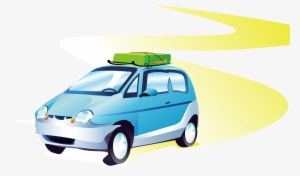 Jpg Library Car Traveling Clipart - Travel Car Vector Png