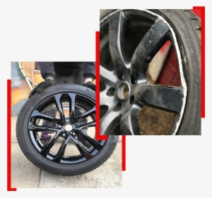 Wheel Repair Before And After - Wheel