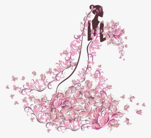 Floral Bride Free Vector Download - Bride Png