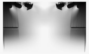 Stage With White Background