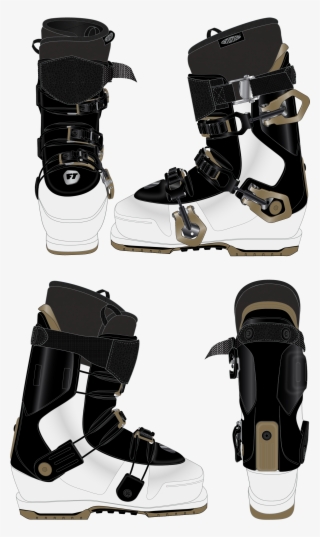 Full Tilt Ski Boot Drawing