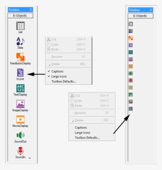 Right Clicking In The Toolbox Area Reveals The Toolbox