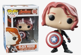 Pop Vinyl Black Widow Shield