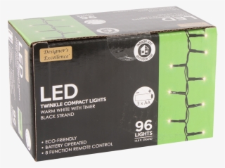 Designers Excellence 96 Led Twinkle Lights With Timer/remote