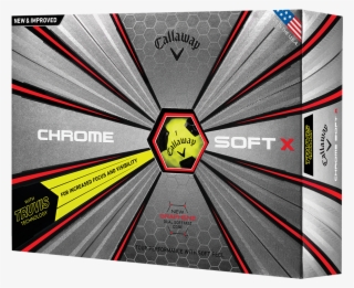 2018 Chrome Soft X Truvis Yellow Golf Balls Technology