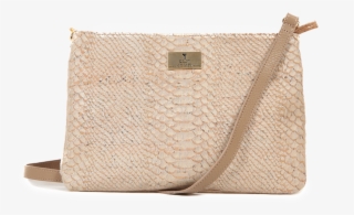 Fur S Crossover Clutch <br/> White Snake