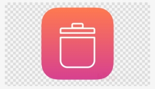 Iphone Trash Icon Clipart Rubbish Bins & Waste Paper