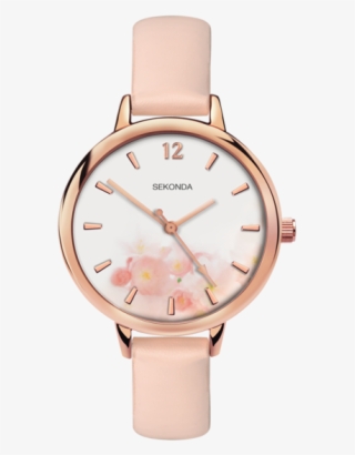 Sekonda Editions Women's Light Pink Strap Watch