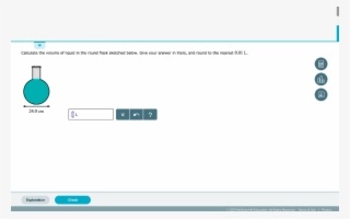 Calculate The Volume Of Liquid In The Round Flask