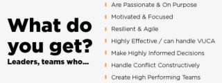 What Do You Get Higher Purpose Based Leadership