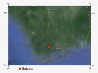 Google Earth Map Of Niger Delta Showing The Study Area