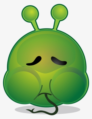 Smiley Green Alien Sickoff