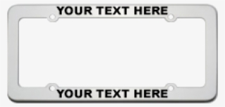 Stainless Steel Custom License Plate Frame