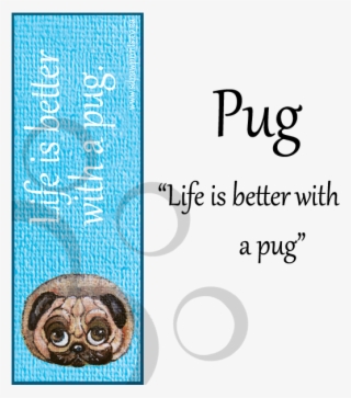 Pug Bookmark