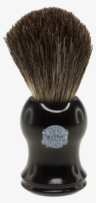 Progress Vulfix Pure Badger Shaving Brush, Black Handle