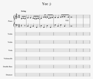 Yee Sheet Music For Piano, Violin, Viola, Cello Download