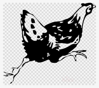 Running Chicken Vector Clipart Chicken Clip Art