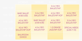 Fall Schedule