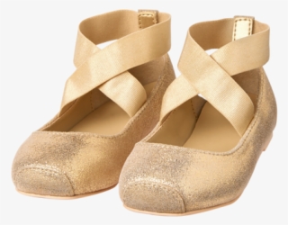 Accessories Gold Shimmer Ballet Flat By Janie And Jack