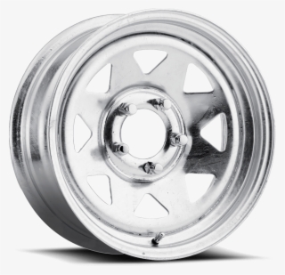 8 Spoke Trailer Wheel 5lug Galvanized