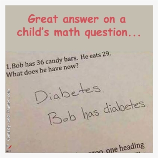 Bob Has 36 Candy Barslead To Diabetes - 1200x630 PNG Download - PNGkit