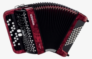 Hohner Nova Ii 48 Pearl Red, B-stepped