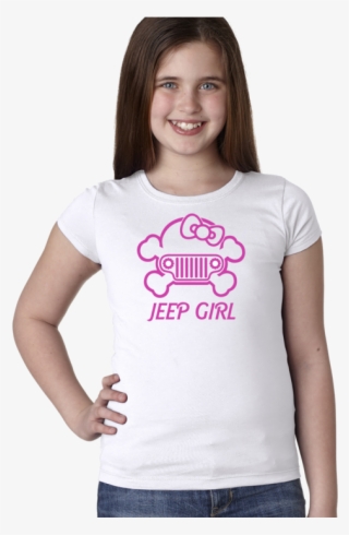 Jeep Girl Cute Skull Princess Tee