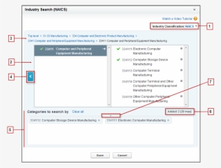 Com Industry Selector