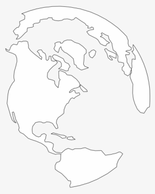 World With Transparent Oceans Clip Art At Clker