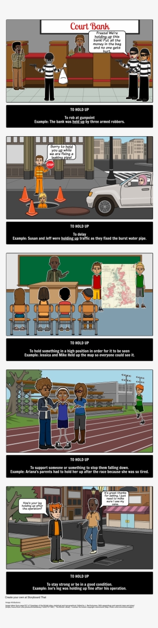 Example Sentences For The English Phrasal Verb Hold