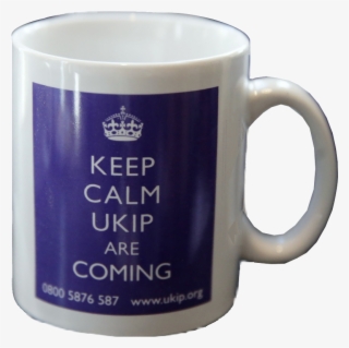 Ukip Political Party Mug 'keep Calm Ukip Are Coming'