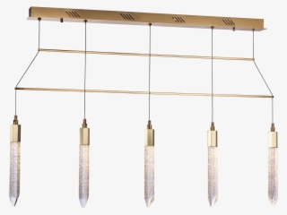 Shard 5 Light Bar Adjustable Pendant