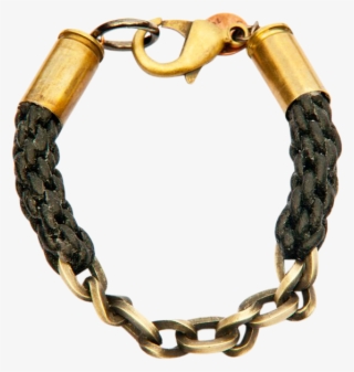 Braided Bullet Casing Bracelet
