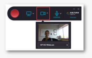 Select The Webcam Icon To Select The Webcam You'd Like