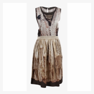 Bolongaro Trevor Brown Tie Die Dress 0 Thumbnail
