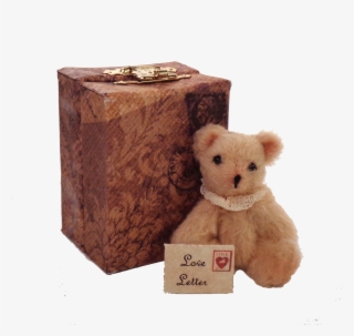 Miniature Jewel Box Bear Love Letter