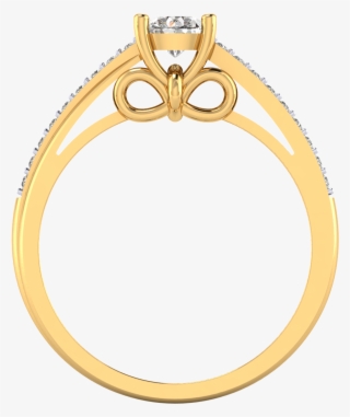 The Knot Diamond Studded Diamond Ring