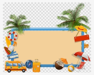 Summer Vacation Frame Png Clipart Summer Vacation Clip