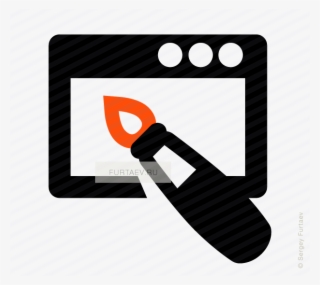 Web Design Icon Of Browser Under