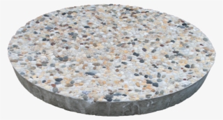 Concrete Stepper Round Exposed Stone Slab 1024×781