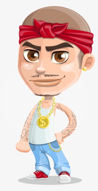 Gangster Cartoon Character