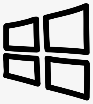 Windows Hand Drawn Logo Outline Comments