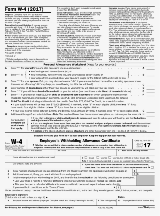 Fill Out These Forms Before Your First Day Of Work