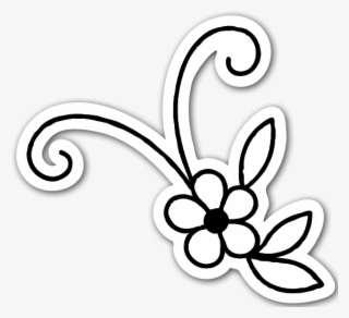 Flower Ornament Sticker