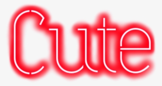 Cute Neon Kawaii Word Text Typography Freetoedit 귀여운